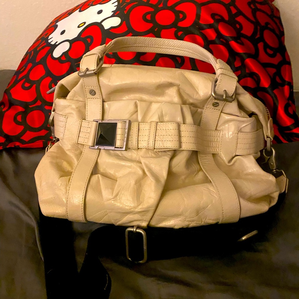 L.A.M.B. Preowned crossbody handbag cream***SOLD***